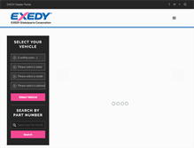 Tablet Screenshot of exedyusa.com